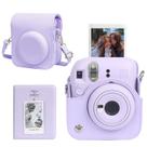 Estojo para câmera CAIYOULE Mini 12 roxo com 64 álbuns de bolso Estojo para câmera CAIYOULE Mini 12 roxo com 64 álbuns de bolso