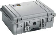 Estojo para câmera Pelican 1550 Silver com espuma impermeável