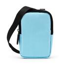 Estojo para câmera Zink Soft Small com bolso de papel fotográfico azul