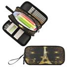 Estojo para canetas e lápis, bolsa de papelaria Fustylead Fashion Shiny Paris Estojo para canetas e lápis, bolsa de papelaria Fustylead Fashion Shiny Paris