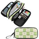 Estojo para canetas Fustylead Cute Frog Big Capacity Bag Organizer