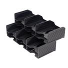 Estojo para cartões, bandeja de classificação de cartões JStFru Black para Catan Game