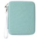 Estojo para cartões Fonwill TM10009-6, 80 bolsos, ciano, com zíper