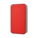 Estojo para CD alavisxf xx 96, capacidade, plástico rígido, vermelho