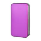 Estojo para CD/DVD alavisxf xx 96, capacidade, plástico rígido, roxo
