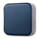 Estojo para CD/DVD Wallet Bivisen, 48 capacidades, plástico azul escuro