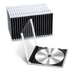 Estojo para CD e DVD Kigley Jewel Cases Standard Single Clear Black