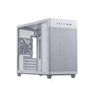 Estojo para computador ASUS Prime AP201 branco de vidro temperado microATX Estojo para computador ASUS Prime AP201 branco de vidro temperado microATX