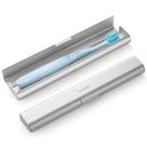 Estojo para Escova de Dentes Oralphi em Alumínio, Portátil para Viagem, Prata Estojo para Escova de Dentes Oralphi em Alumínio, Portátil para Viagem, Prata