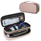 Estojo para estetoscópio Damero Double Layer Misty Rose Nurse
