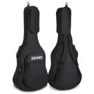 Estojo para Guitarra Acústica Donner (36 Polegadas) - Impermeável e em Nylon Preto