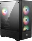 Estojo para jogos para PC MSI MAG Forge 112R com 4 ventiladores ArGB de 120 mm