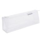 Estojo para lápis Bolsa de caneta 3D transparente de malha de nylon 22x5,5x10,5 cm Estojo para lápis Bolsa de caneta 3D transparente de malha de nylon 22x5,5x10,5 cm