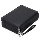 Estojo para Lápis BTSKY com 200 Slots - Organizador de Couro PU Preto