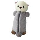 Estojo para lápis Creative Plush Stuffed Animal, bolsa macia