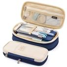 Estojo para lápis e caneta EASTHILL Big Capacity Office School Blue
