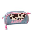Estojo para lápis, jeans, elegante e organizador de papelaria de grande capacidade Estojo para lápis, jeans, elegante e organizador de papelaria de grande capacidade
