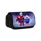 Estojo para lápis Undertale Sans Cartoon Anime Poliéster 20x9x10cm Estojo para lápis Undertale Sans Cartoon Anime Poliéster 20x9x10cm