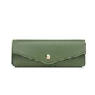 Estojo para lápis YONBEN Small Simple Faux Leather Green for Work Estojo para lápis YONBEN Small Simple Faux Leather Green for Work