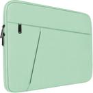 Estojo para laptop BOOEUDI de 15,6 polegadas à prova de choque com bolso frontal azul