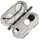 Estojo para óculos e estojo para lentes de contato MoKo em couro de dupla face Estojo para óculos e estojo para lentes de contato MoKo em couro de dupla face