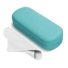 Estojo para Óculos Marvolia - Hard Shell Grande em Couro PU Azul Estojo para Óculos Marvolia - Hard Shell Grande em Couro PU Azul