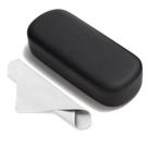 Estojo para Óculos Marvolia - Hard Shell Grande em Couro PU Preto Estojo para Óculos Marvolia - Hard Shell Grande em Couro PU Preto