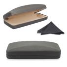 Estojo para Óculos SMARTTOP - Hard Shell em Couro PU (Cinza)