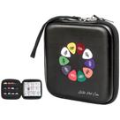Estojo para palhetas de guitarra ProCase Pick Holder armazena 84 peças pretas
