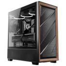 Estojo para PC Antec Flux Wood Mid-Tower E-ATX - 5 Ventiladores e Porta Tipo C