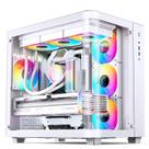 Estojo para PC JONSBO TK-3 branco ATX Mid Tower com vidro curvo