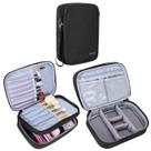 Estojo para pincéis de maquiagem Teamoy Travel Professional Preto