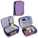 Estojo para pincéis de maquiagem Teamoy Travel Professional Purple