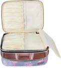 Estojo para pincel de maquiagem Teamoy Travel Flamingo com alça impermeável