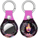 Estojo para porta-chaves Airtags Wonjury Cute Anti-Lost preto