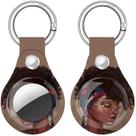 Estojo para porta-chaves Airtags Wonjury Cute Anti-Lost preto