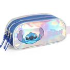 Estojo Penal Triplo Stitch Disney 03 Divisórias Original Luxcel Filme Novo