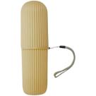 Estojo Plástico Compacto Multiuso Portátil 20 cm Plasútil Cor:Castanho