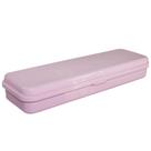 Estojo plástico rosa pastel Waleu