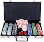 Estojo Poker Profissional de Alumínio 300 Fichas