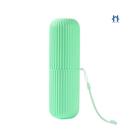 Estojo Porta Escova e Pasta Dental OEM Multiuso em Plástico Verde Menta com Alça 1 Unidade Estojo Porta Escova e Pasta Dental OEM Multiuso em Plástico Verde Menta com Alça 1 Unidade