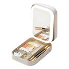 Estojo Porta Joias com Espelho LED Portátil Recarregável - shop mix
