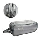 Estojo Premium Cinza Transparente Duplo Escolar e Maquiagem Material Aula Lápis Caneta Alça Aluno Estojo Premium Cinza Transparente Duplo Escolar e Maquiagem Material Aula Lápis Caneta Alça Aluno