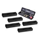 Estojo Preto Multiuso Porta Oculos Talheres Lapis 6un Estojo Preto Multiuso Porta Oculos Talheres Lapis 6un