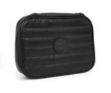 Estojo Puffer Elastico Box C/ Compartilhamento Preto