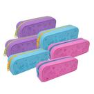 Estojo Retangular de Silicone Fini - Pacote Sortido com 6 unidades Leo&Leo Leonora - 10353