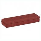 Estojo Rhodia Box cor Nacarat Estojo Rhodia Box cor Nacarat