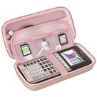 Estojo rígido BOVKE para Texas Instruments TI-84 Plus CE em ouro rosa