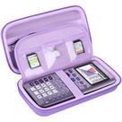 Estojo rígido BOVKE para Texas Instruments TI-84 Plus CE roxo