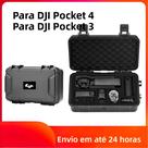 Estojo Rígido Preto Impermeável Para DJI Pocket 4 Osmo Pocket 3, Estojo De Transporte Portátil Para Estojo Rígido Preto Impermeável Para DJI Pocket 4 Osmo Pocket 3, Estojo De Transporte Portátil Para